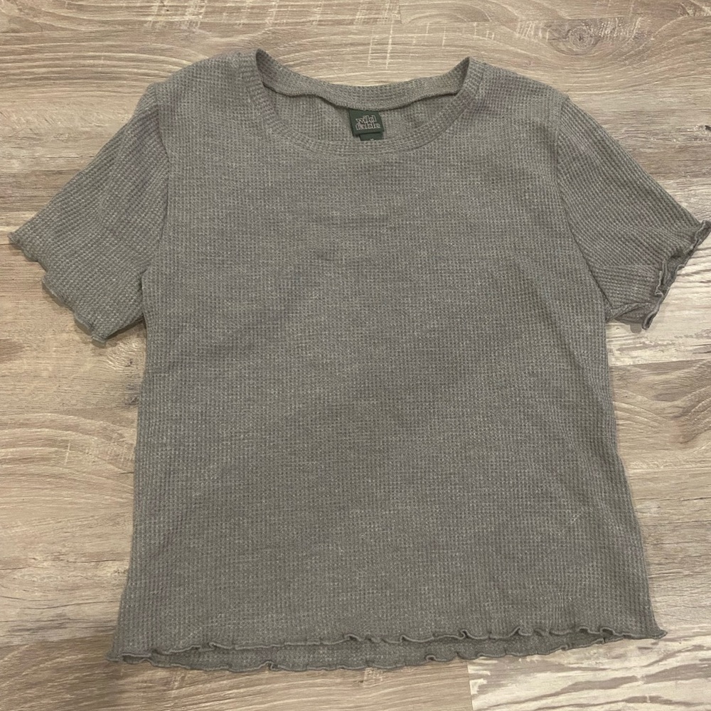 NWT Grey Wild Fable Crop Top